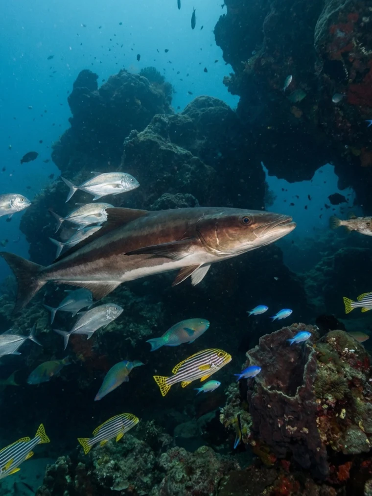 Cobia Diving Guide | Best Places to See Them | Underwater Atlas